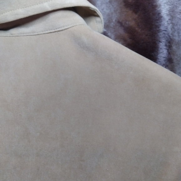 #95 Sprit De Corp Tan Button-Up Shirt (Size S) - Picture 9 of 9